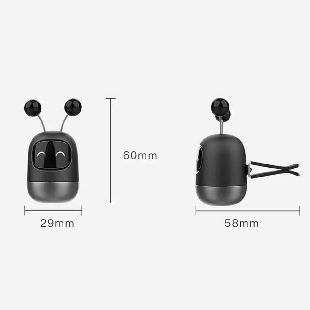 Car Air ener Auto Creative Mini Robot Air Vent Clip Parfum Flavoring Ventilation Outlet Aroma Automotive InteriorXJ241213