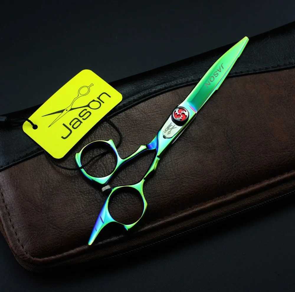 New Arrival 340# 6-inch Brand Jason Top Green Hair Clipper Japan 440C 62HRC Bang Cut Professional Hair Clipper Z241213