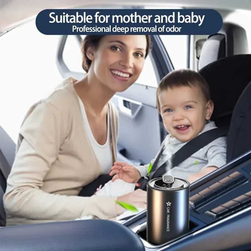 1000mAh Car Air ener USB Rechargeable Fragrance Diffuser LED Light Smell Distributor Aroma Scent Air ReerXJ241213