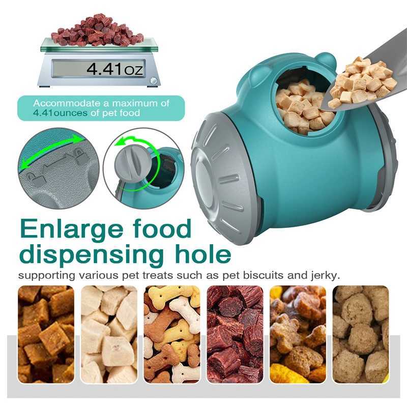 Dog Slow Feeder Toys Interactive Puzzle Durable Dog Food Dispenser Mental Treat Stimulation Chase Rolling Puppy Toy Pet Supplies X241213
