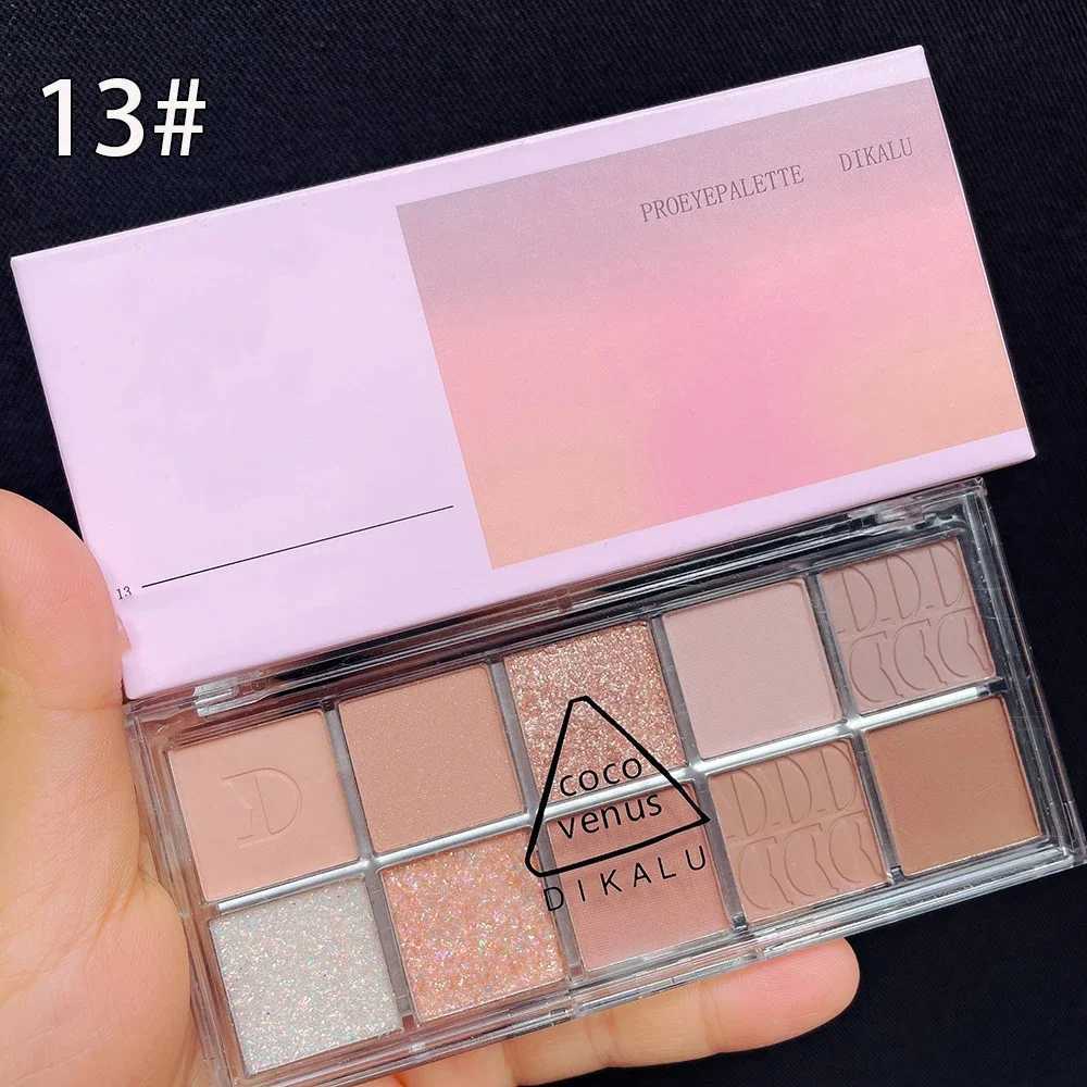 New 0 color pressure eye shadow palette matte shimmer durable waterproof nude pigment bright eye shadow makeup tray cosmetics W241213