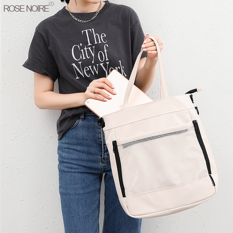 New Summer Tote Women's With Large Capacity, Fashionable Versatile Work And Commuter Bag, Simple Handheld Shoulder Bag