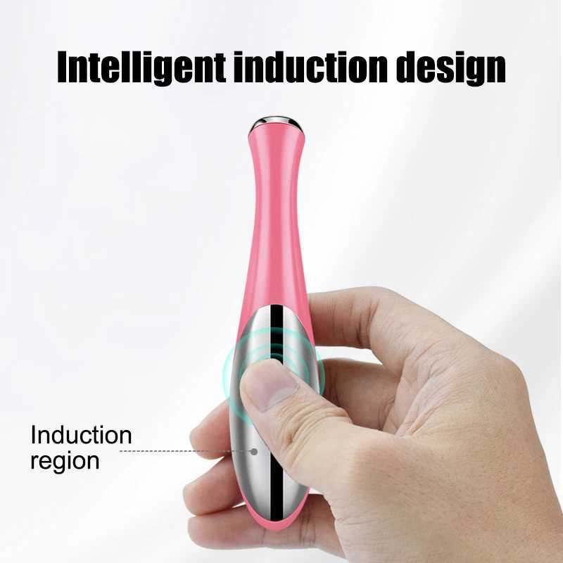 Portable eye massager electric vibration wrinkle anti-aging eye massager black circle removal beauty facial care pen W241213
