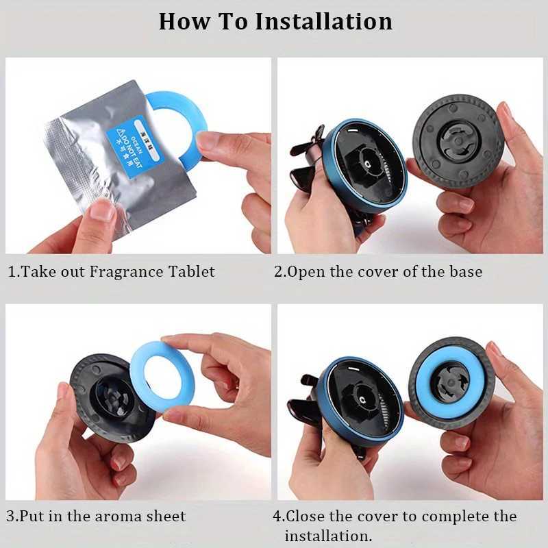 Solar Car Air ener Fighter Propeller Fragrance Supplies Interior Accessories Decor Flavoring Original Perfume DiffuserXJ241213