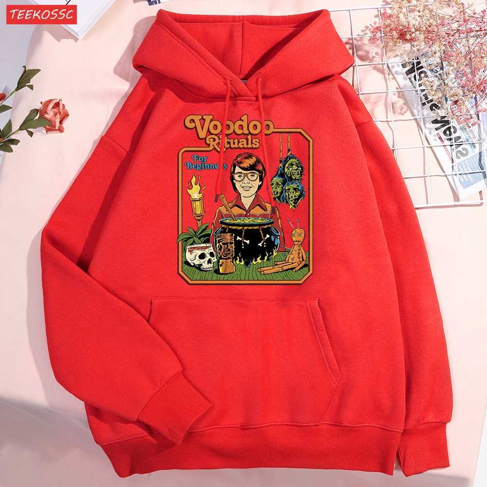 Voodoo Beginner Ceremony Mens Street Womens Loose Floral Hoodie Fashion Super Dalian Hoodie Harajuku Wool Hoodie Couple W241213