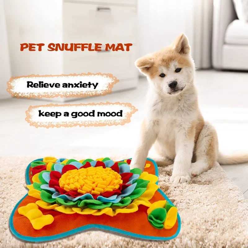 Pet dog snuff pad olfactory training olfactory pad dog puzzle toy slow food bowl washable dog toy alfoam bra olfativa X241213