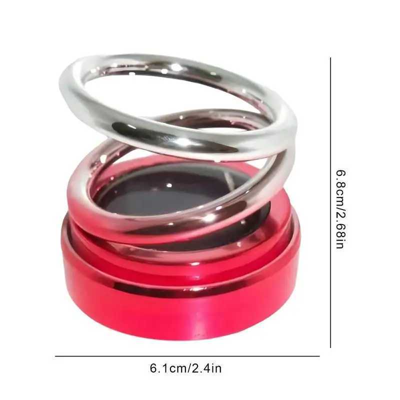 Car Rotating Perfume Ornaments Aroma Car Air eners Solar Powered Aroma Diffuser Car Decorations AccessoriesXJ241213