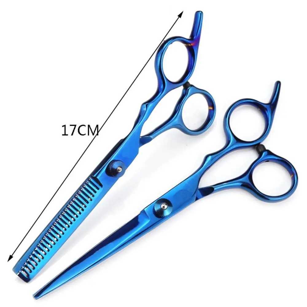 New Arrival Stainless steel hair clipper thin hair salon hair clipper black 6.0-inch hair clipper hair salon hair salon Z241213