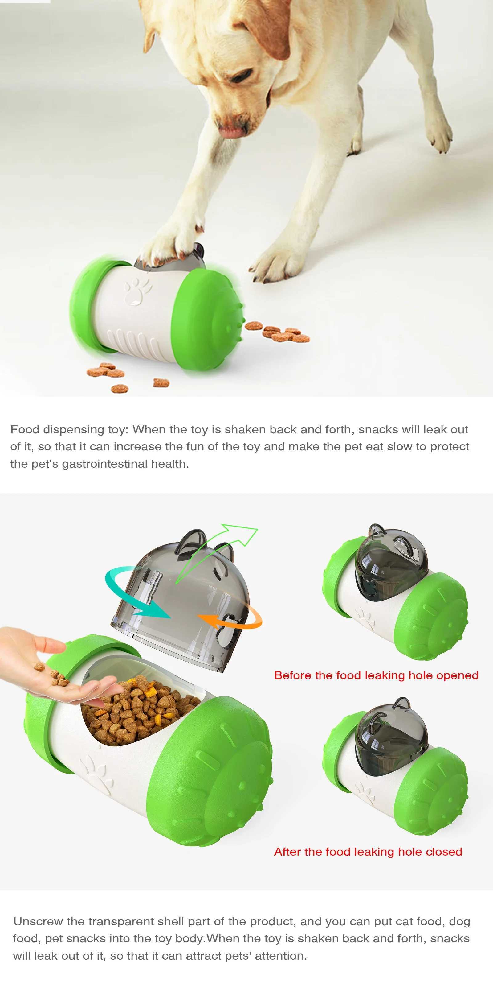 Interactive food toys for dogs and cats pet food dispensers non food dog food toys slow feeding toys for dogs X241213