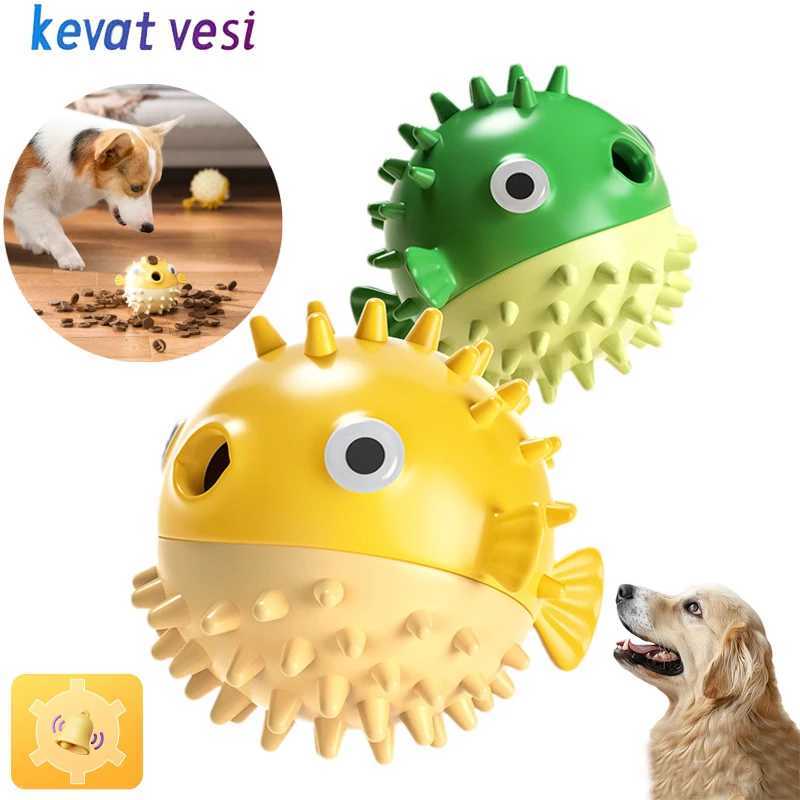 Dog Toys Elastic TPR Bite-resistant Dogs Leaking Food Puzzle Toys Funny Puppy Teeth Cleaning Interactive Ball Toy Dog Supplies X241213