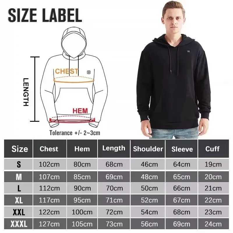 Winter Warm Sweatshirt 2024 Solid Color 3-speed Hot Mens Hoodie Loose Elastic Warm Casual Sweatshirt Pullover W241213