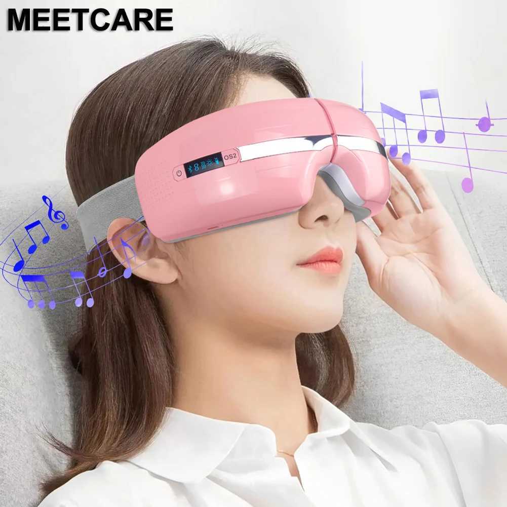 Eye Massager Smart Airbag Vibration Hot Compress Massage Bluetooth Music Eye Fatigue Relief Relax Migraines Relief Sleep Improve W241213