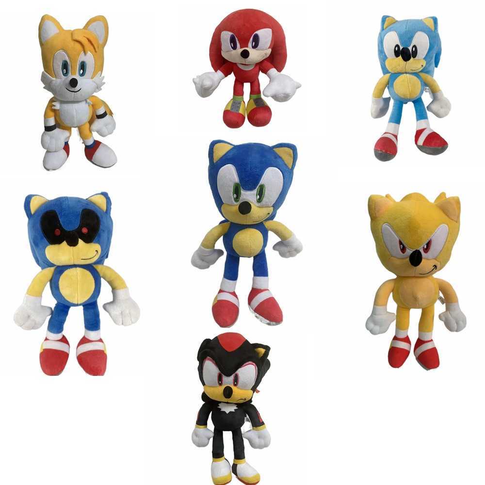 Plush Dolls Q-version Super Sonic Hedgehog Stark Plush Doll