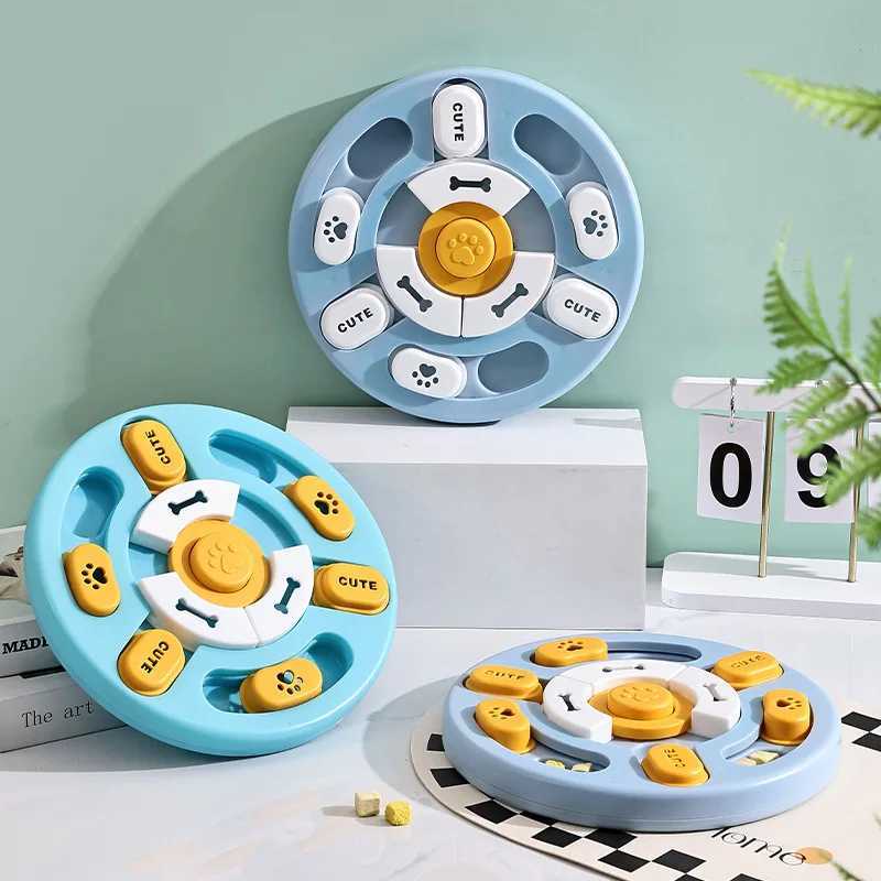 Dog Sniffing Puzzle Toy Pet Slowly Eating Food Tray Distribution Feeding Machine Training Game Cat and Dog Intelligent Toy X241213