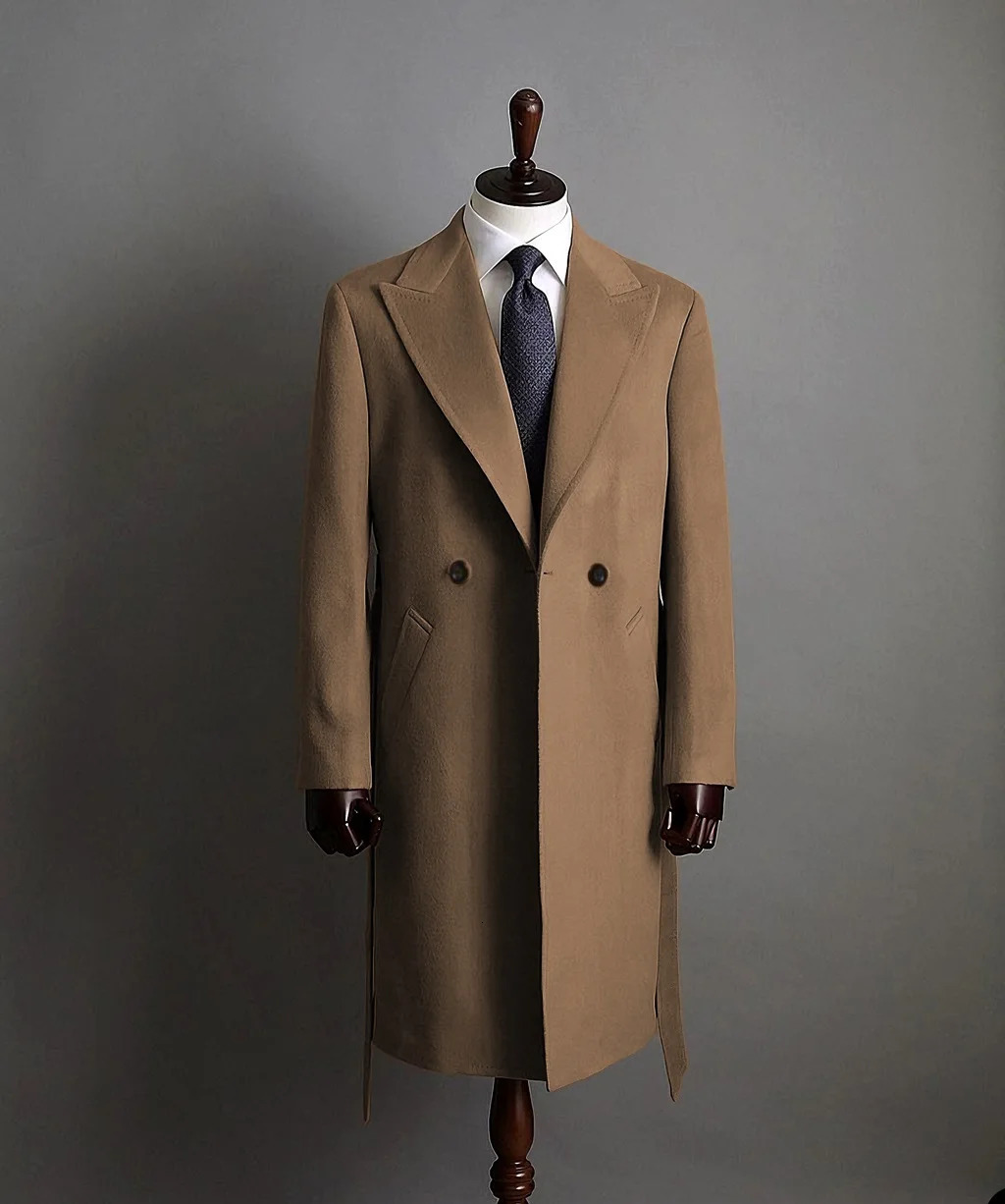 y comfortable winter jacket for menModern trench coat menLapels coatsfor Business leisure everyday life 241213