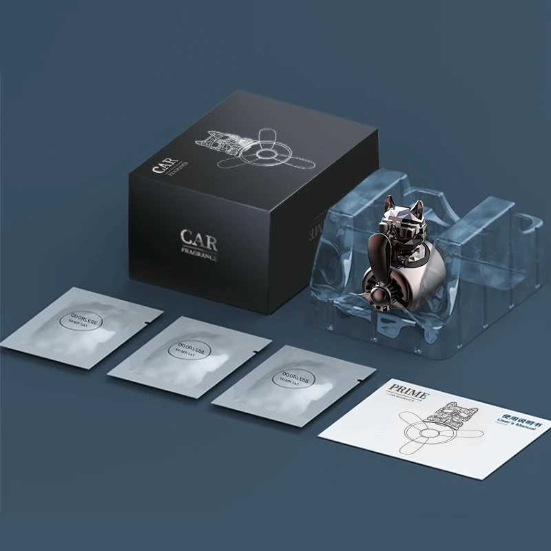 DIY perfume odorless ornaments airplane pilot bulldog car air eners decorations accessories aroma vent fragrance diffuserXJ241213