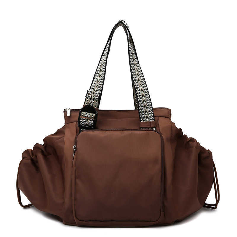 Versatile Cradle Bag Travel Storage Bag Women's Shoulder Bag Multi functional Mommy Bag Cross Shoulder Bag 241215