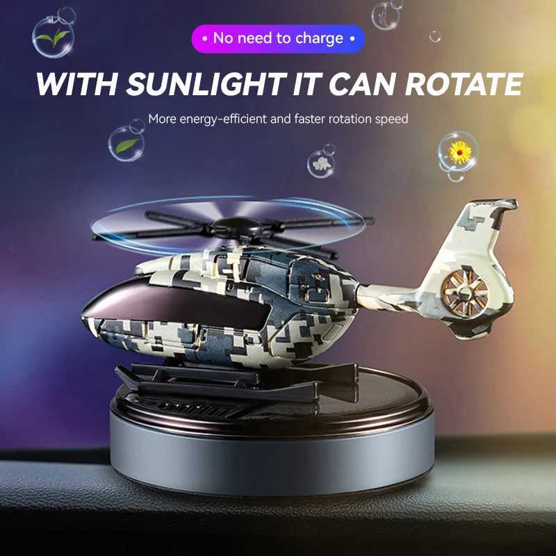 Odorless DIY Perfume heliter solar car air eners rotating decorations ornaments dashboard fragrance aroma diffuser menXJ241213
