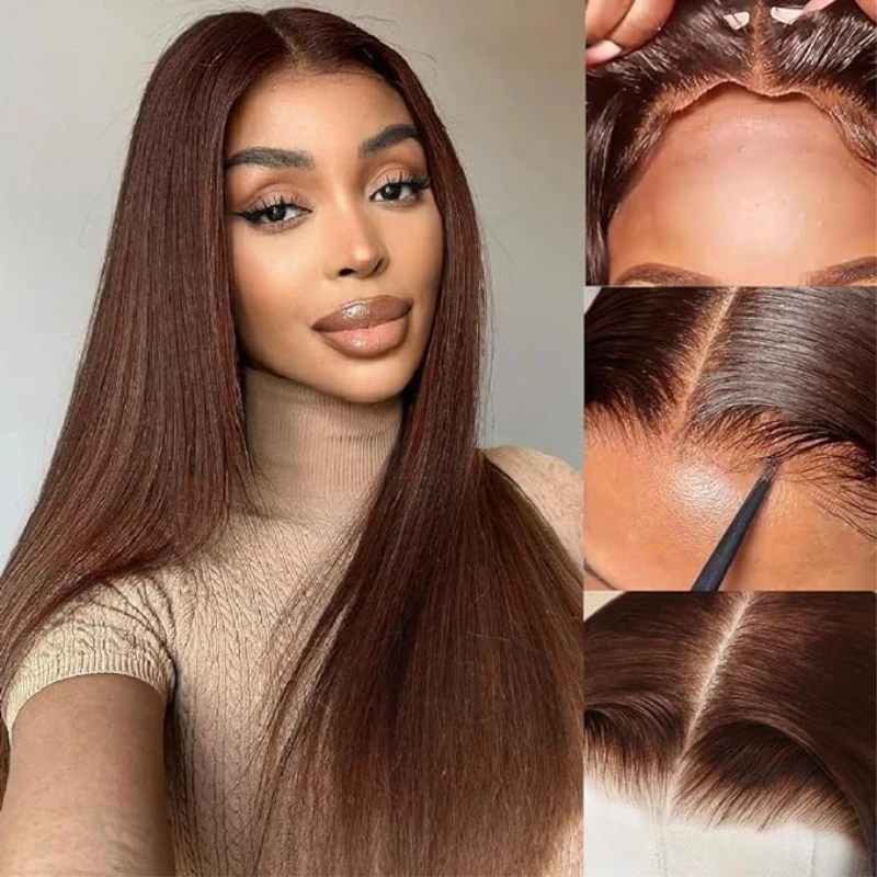13x4 Body Wave Wigs Curly Black Color 360 Glueless 280density Lace Front Wig Simulation Human Hair 36 Inch HD Naturally Straight Wigs for Women Transp