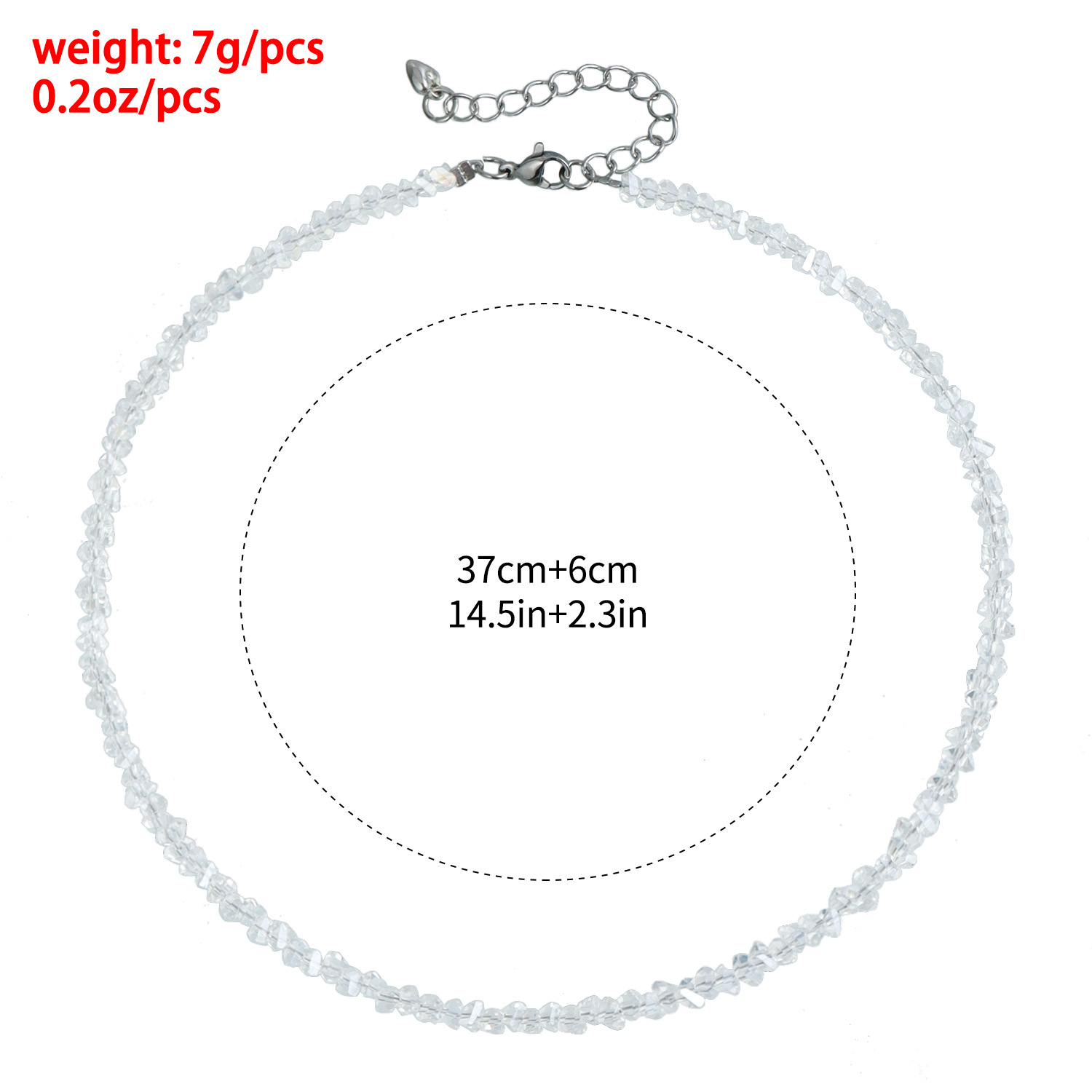 Fashionable Simplistic High-End Women's Necklace with Multi-Facet Glass Crystals from Europe 2025 New In Choker Necklace For Women Y2K Accessorie