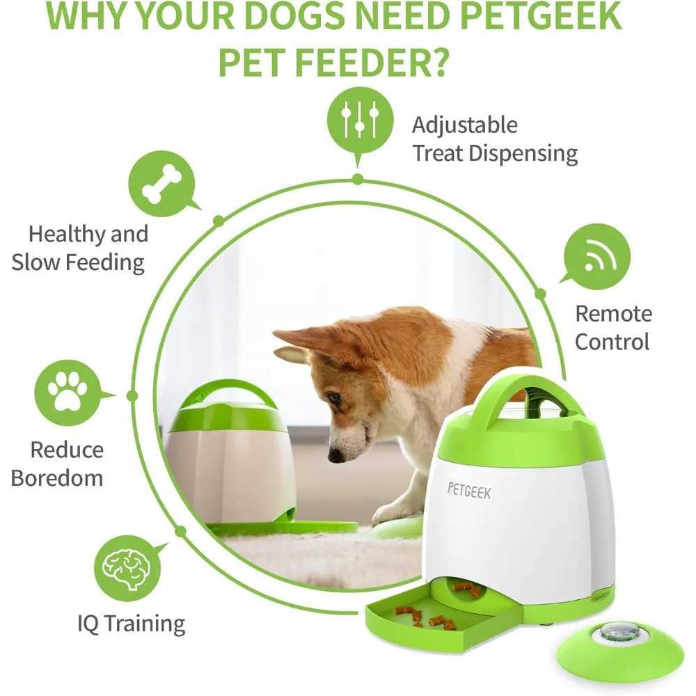 Automatic dog therapy dispenser with buttons dog button feeder dog puzzle toy and interactive dog toy X241213