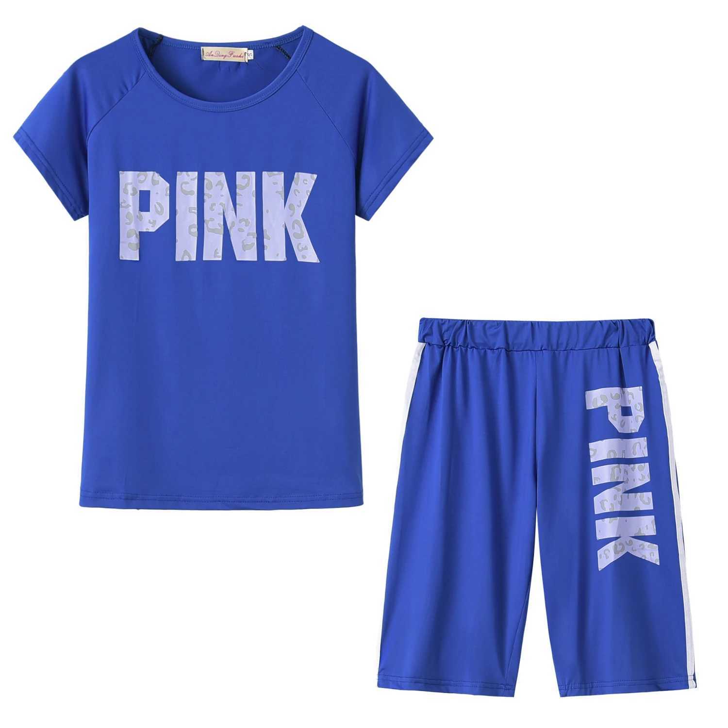 Women's Two Piece Pants Lettering Pattern Printed Sportswear with Stylish and Casual Suits Y2412132VSL