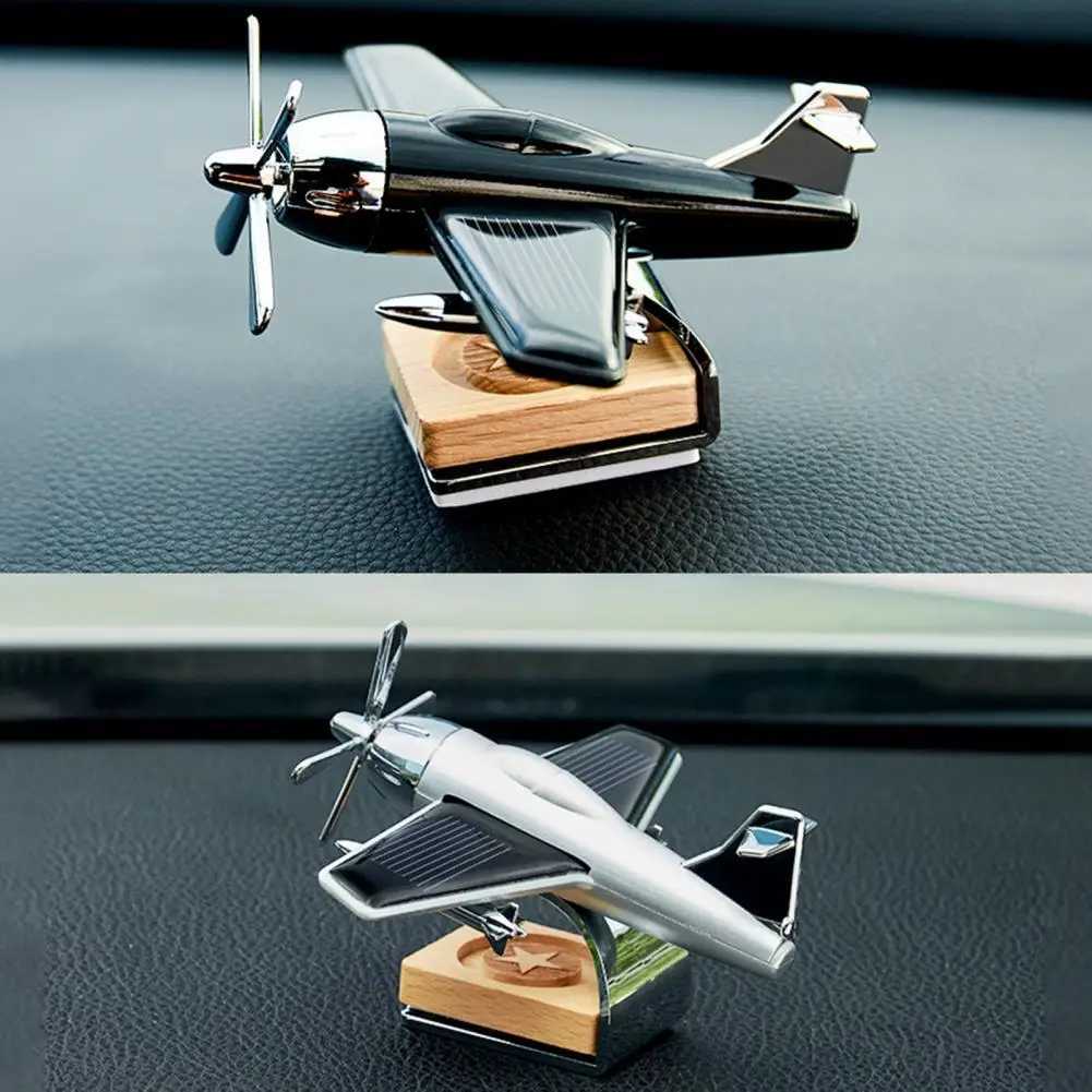 Novelty Car Fragrance Wide Range Interior Ornament Aroma Diffuser Solar Airplane Model Car PerfumeXJ241213