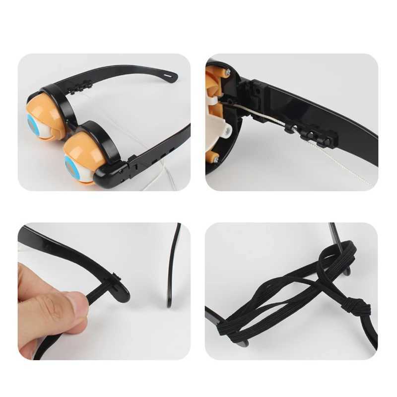 Sunglasses Funny Prank Glasses For Adult Kids Crazy Blink Eyewear Big Frog Eye Plastic Toy Accessories Halloween Props Christmas Gifts H241213