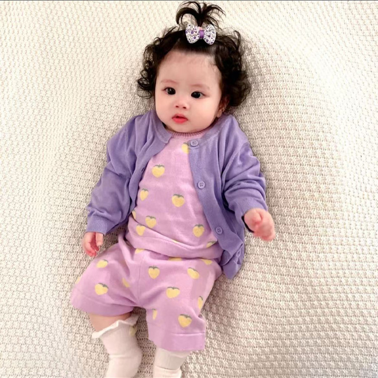 Lightweight Baby Tops and Pants Set - Ideal for Warm Weather in Spring and Summer