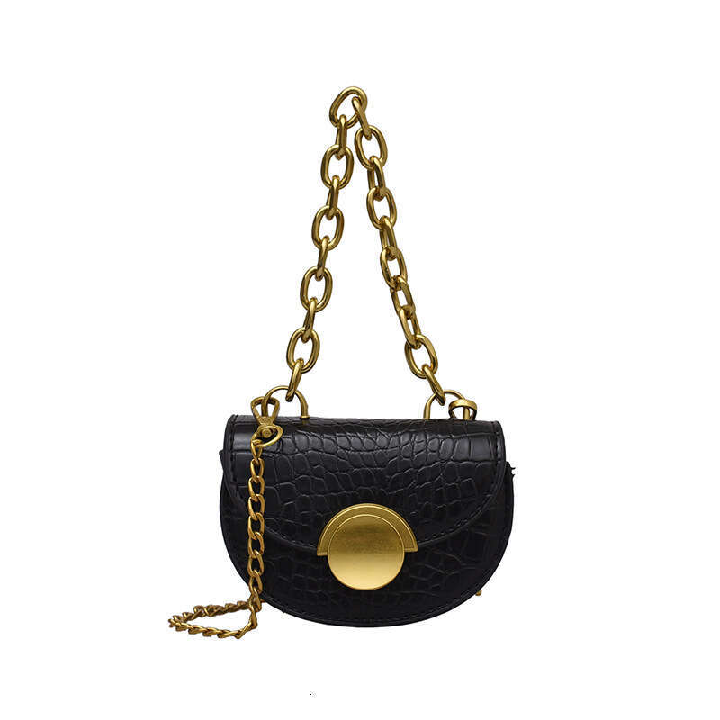 Internet celebrity accessory small women's stone patterned chain saddle air cushion mouth red envelope niche crossbody bag 2024 new casual versat