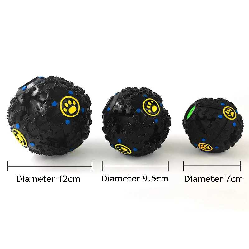 Pet Dog Squeaker Missing food Ball Squeank Puppy Big Dog Puzzle Training Toys for Dogs French Bulldog Pug Balls Pets Accessories X241213