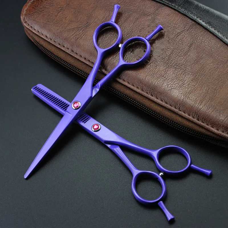 New Arrival professional Japan 440c 5.5 Two-tailed hair cutting scissors haircut thinning barber haircutting scissors Hairdresser scissors Z241213