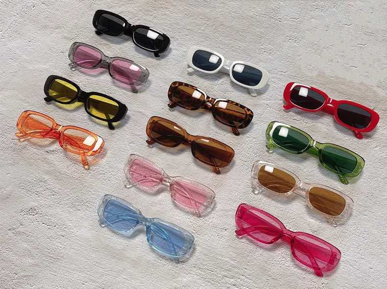 New Small White Frame Oval Sun Glasses Trend Sunglasses Unisex Punk Street Trend Cool Eyeglass Shades Glasses Frame UV400X241213