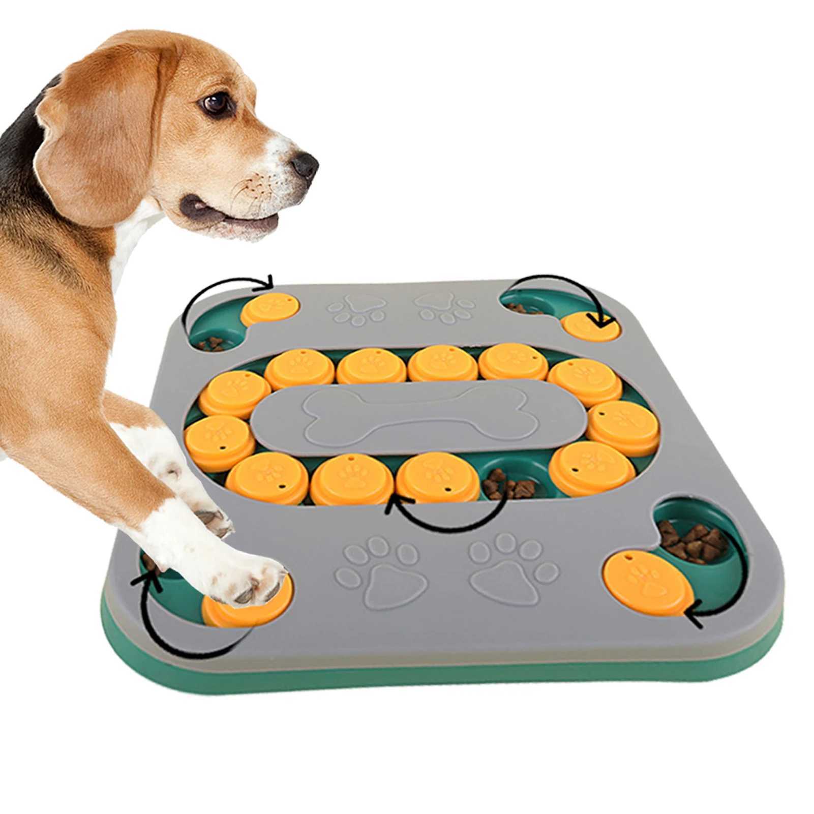 Dog puzzle toys puppy puzzle toys slow feeders food dispensers interactive pet toys used for IQ training psychologically rich intelligent X241213