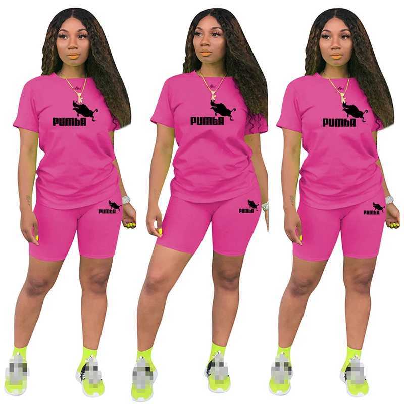 Women's Two Piece Pants Summer Short Slve O-Neck T Tops+Pencil Short Sets Tracksuits Outfit Graphic T Shirts Jogging Suits Women Two Piece Set Y2