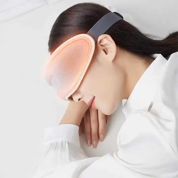 Eye Massager with Heat Smart Eye Massager for Migraines6 ModesHeat Compression Eye MassageHeated Eye Massager Foldable W241213
