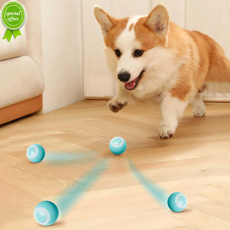 New Smart Auto-Rolling Electric Dog & Cat Ball Toy for Interactive Indoor Play ZZ