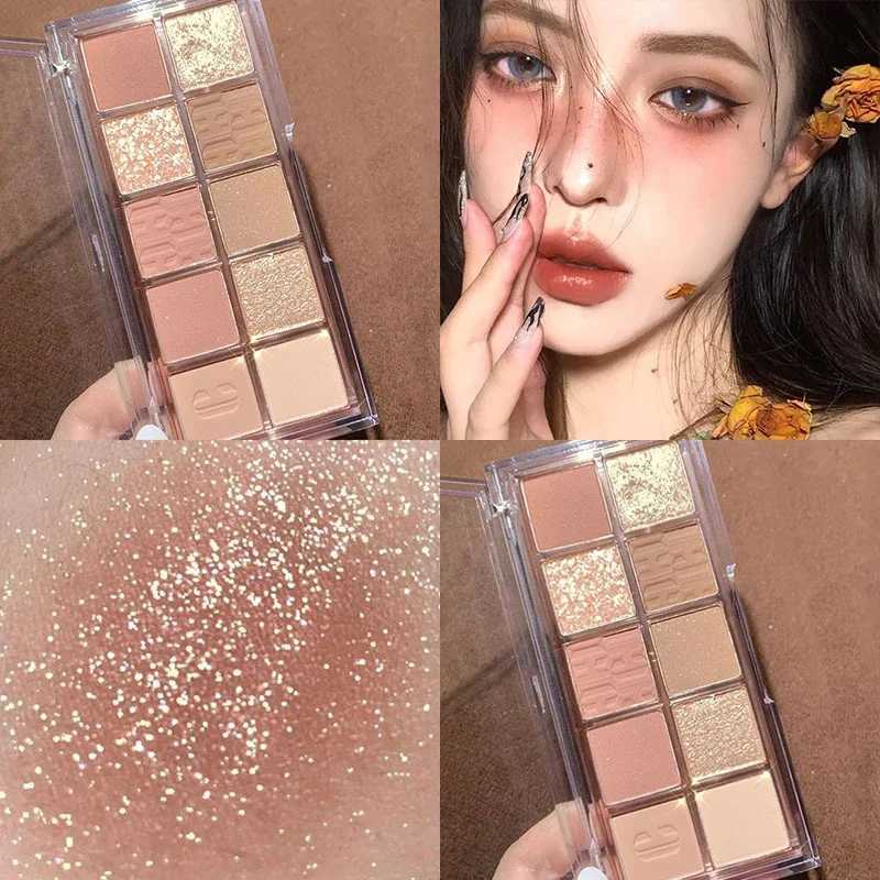 New 0 color pressure eye shadow palette matte shimmer durable waterproof nude pigment bright eye shadow makeup tray cosmetics W241213