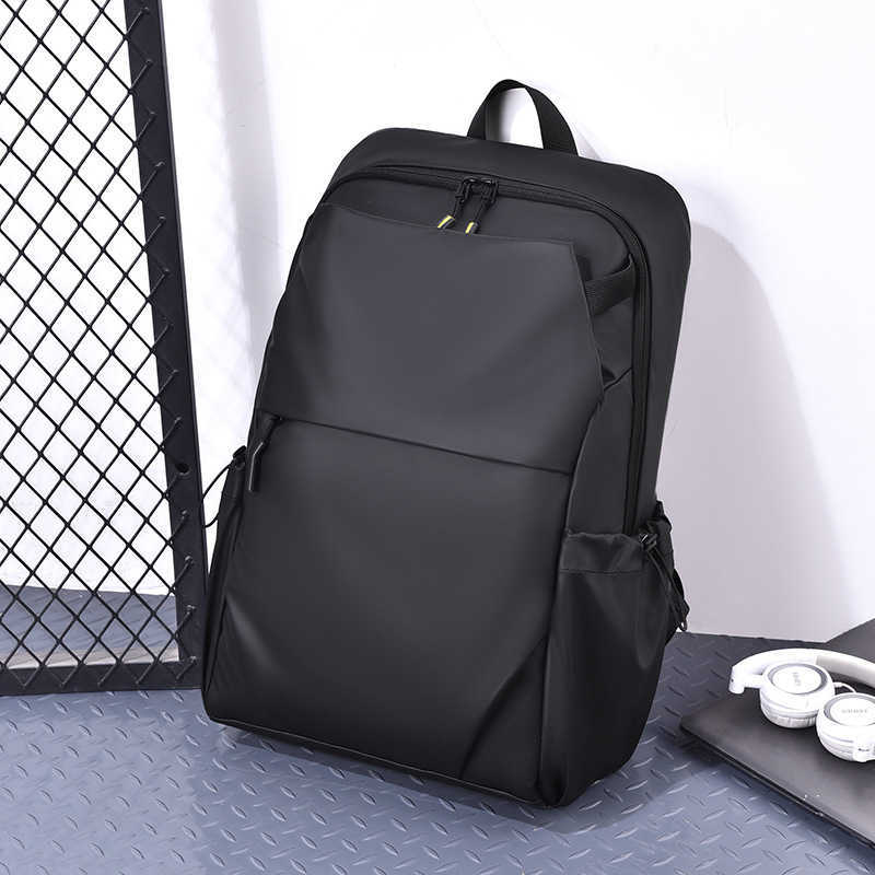 Backpack large capacity computer bag with a niche design, 15.6 backpack, college student minimalist backpack 241215