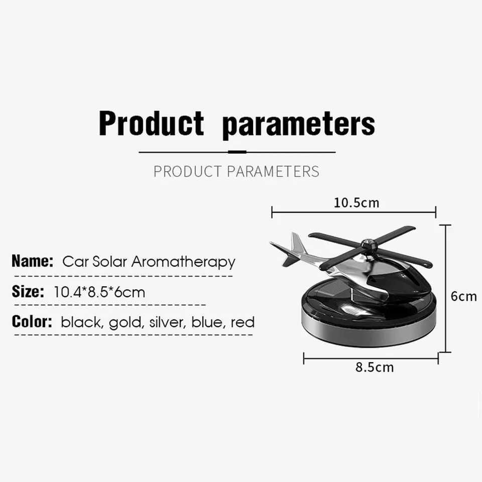 NEW Solar Car Air ener Heliter Propeller Car Fragrance Male Auto Interior Accessories Man Automobile Perfume DecorationXJ241213