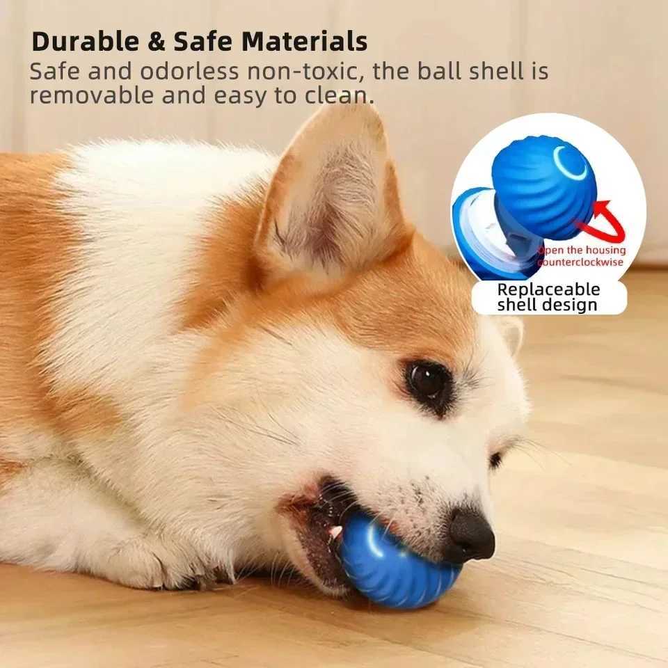 Active Rolling Ball Toy Intelligent Dog Toy Ball Charging Automatic Electronic Interactive Training Puzzle Supplies Pet Products X241213