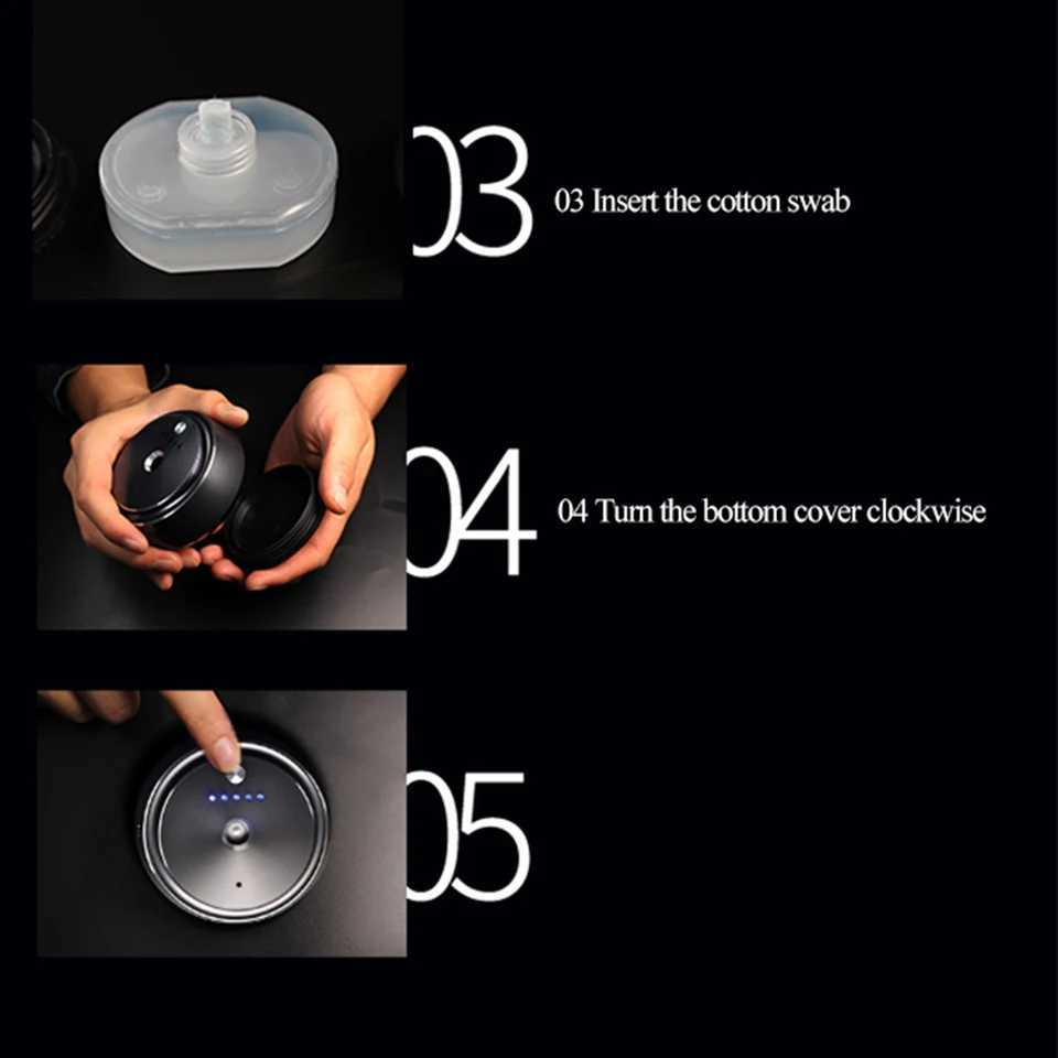 Car Fragrance Diffusers Intelligent Car Scents Aromas Mane Fragrance ener Diffusers For Auto Spray DeodorantXJ241213