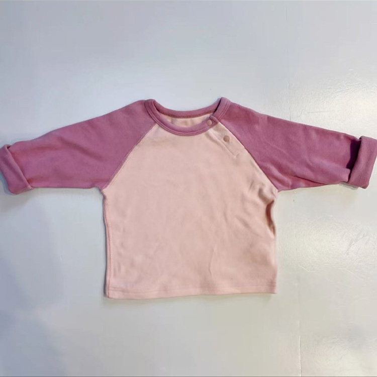 Boys' Warm Underwear Top - High Collar Stretchy Thermal Tee for Infants