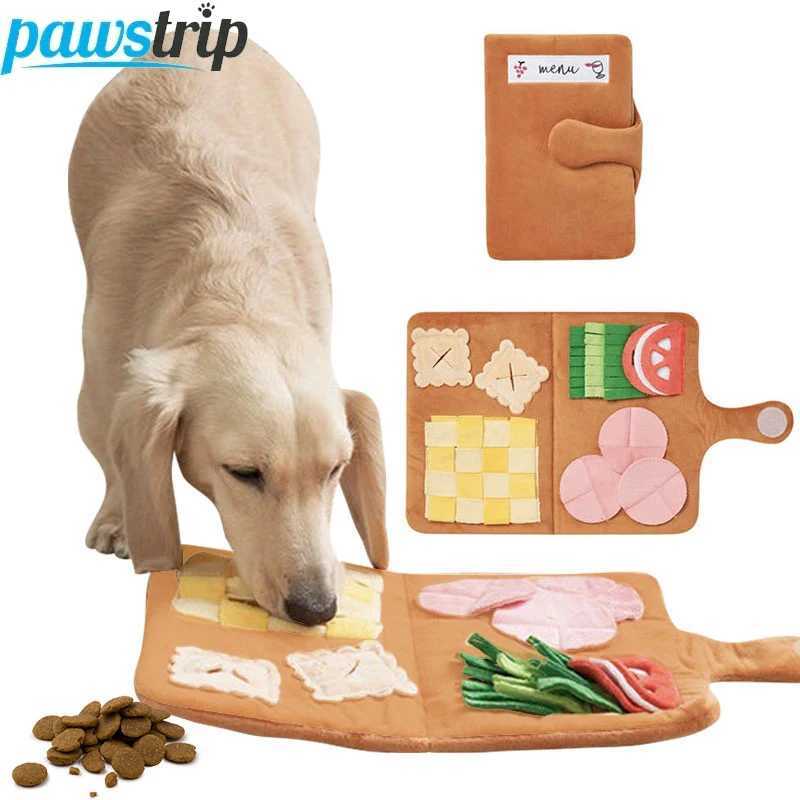 Pet Dog Snuffle Mat Puzzle Plush Dog Toys for Small Medium Dogs Dog Slow Food Toys Feeding Bowl Food Dispenser Treats Pad X241213
