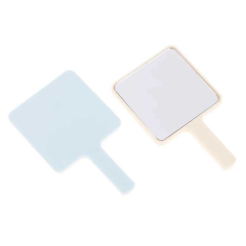 Handheld Makeup Mirror Square Makeup Vanity Mirror With Handle Hand Mirror SPA Salon Compact Mirrors Cosmetic Mirror For WomenXJ241213