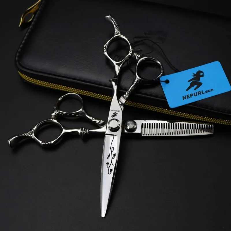 New Arrival Professional JP 440c steel 6-inch hollow hair clipper dragon hair clipper thin hair cutting tool hair clipper Z241213