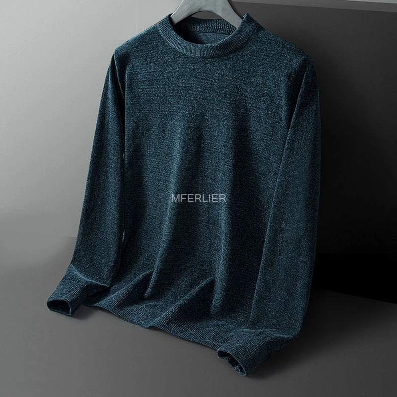 Autumn Spring Plus Size Sweater 6XL 7XL 8XL 140kg Loose Men Sweaters 241213
