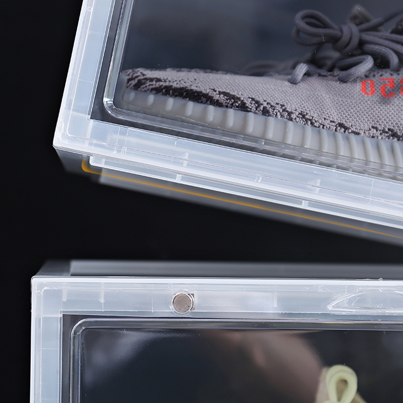 Versatile See-Through Shoe Container Spacious and Strong Design for Your Footwear Collection