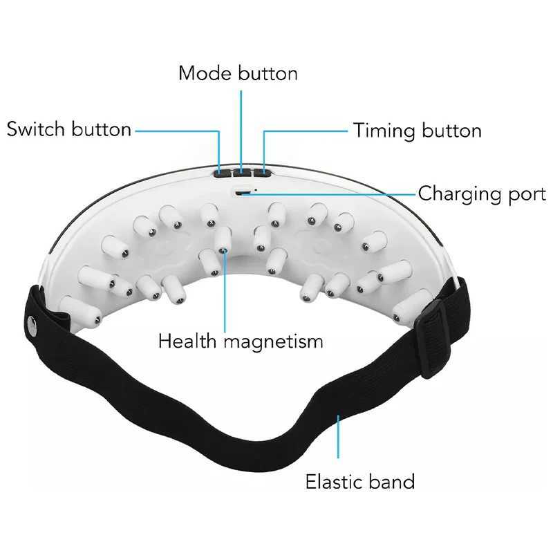 Electric eye massager magnetic therapy vibration improves blood circulation instrument for dark circulation Acupuncture eye care W241213