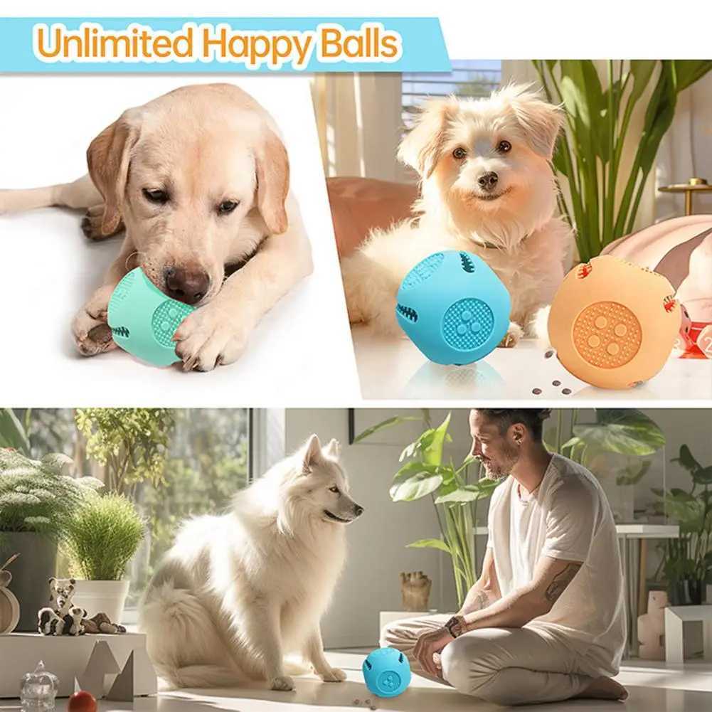 Odorless Dog Toy Ball Dog Food Ball Dog Food Toys Teeth Ball Slow Feeder Dispenser Mental Stimulation Puzzle Toy for Medium Dogs X241213
